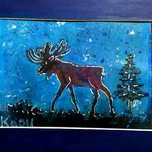 MOOSE Matted Art